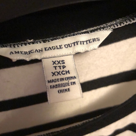 ✏️ American Eagle Striped Short Sleeve Dress - Picture 3 of 5